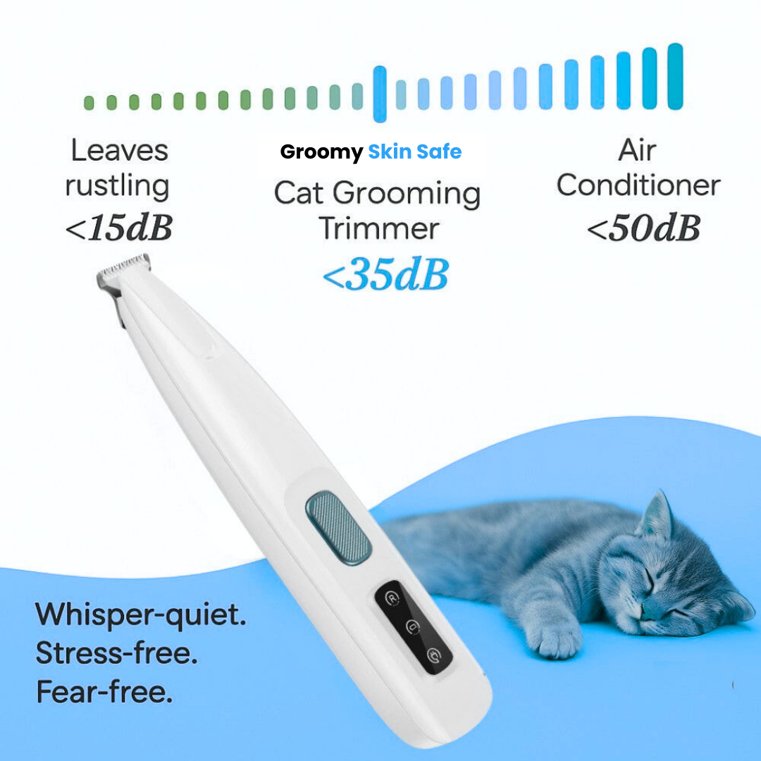 Groomy Skin Safe™ - Cat Grooming Trimmer