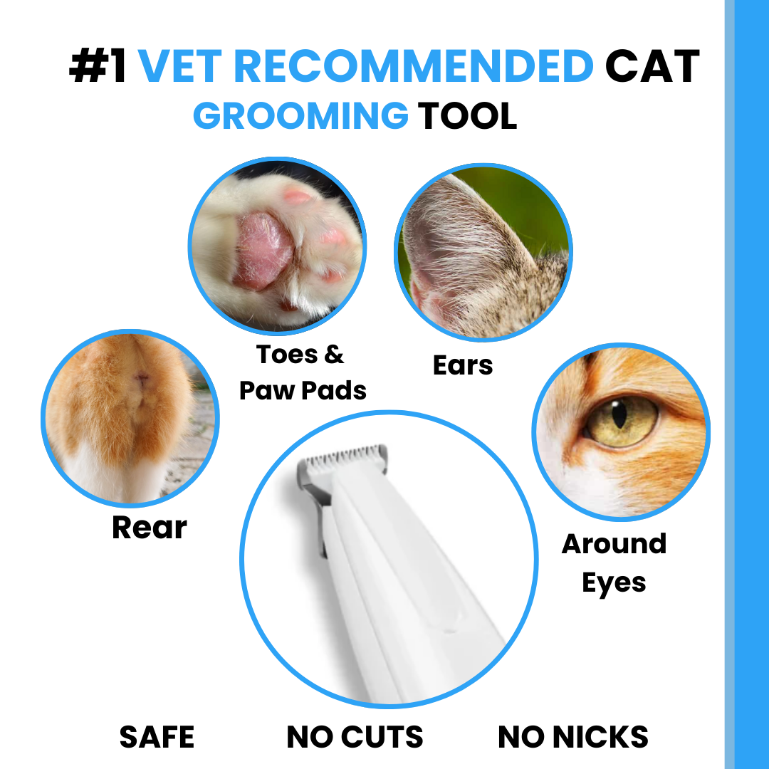 Groomy Skin Safe™ - Cat Grooming Trimmer