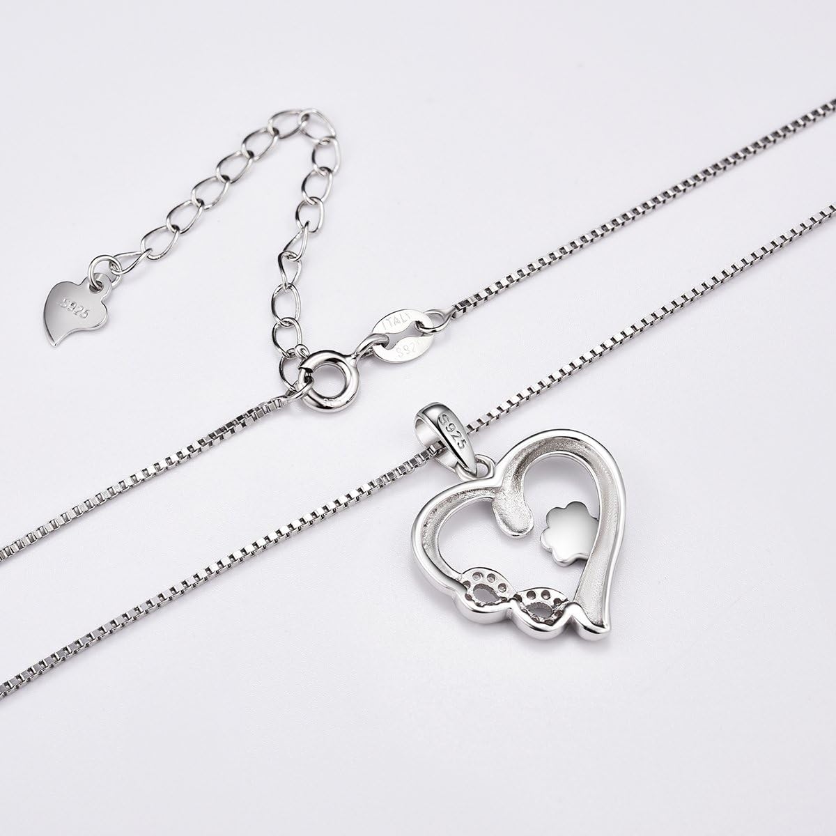 Althea - Necklace with paw, heart & infinity symbol