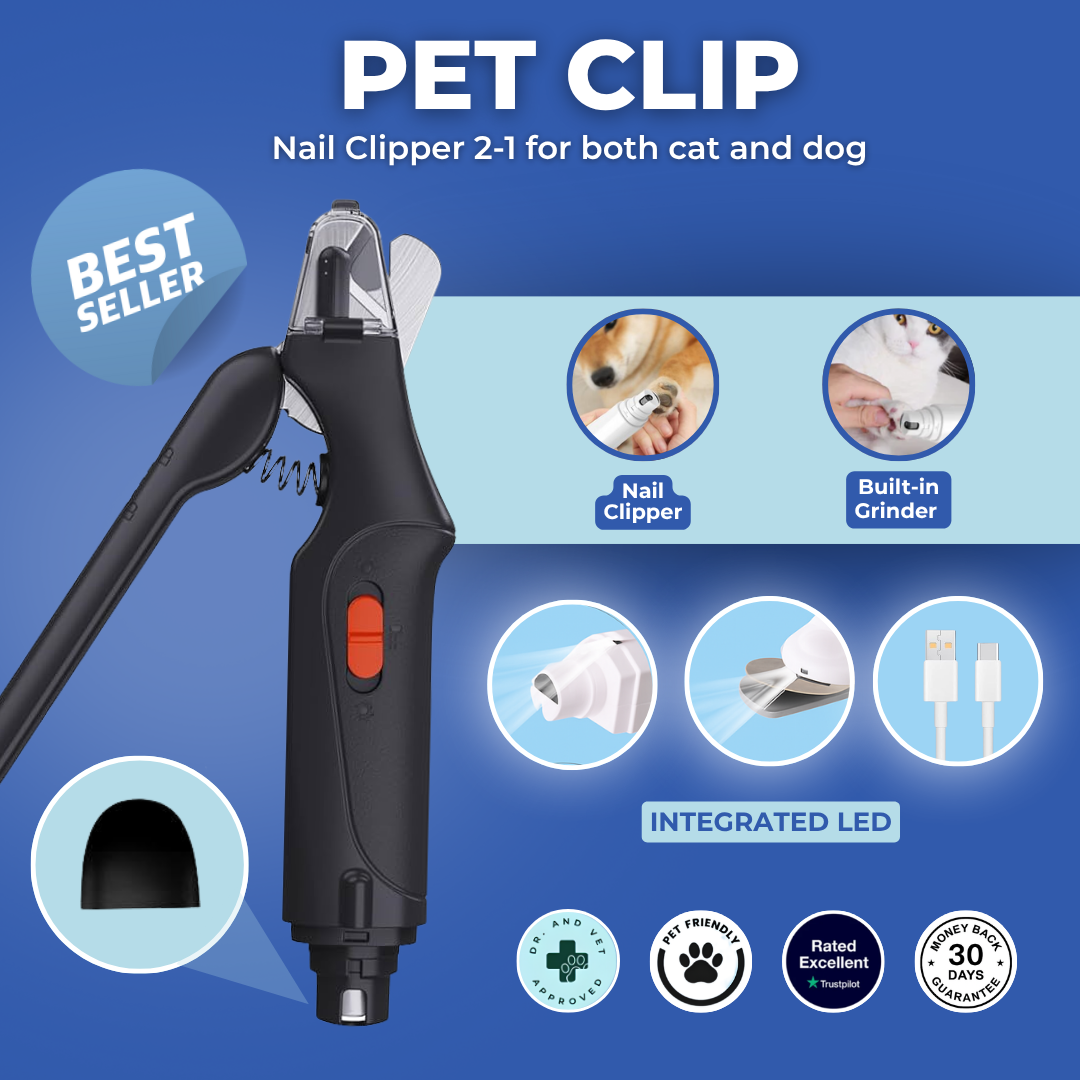 PetClip™ - 2in1 Pet Nail Clipper
