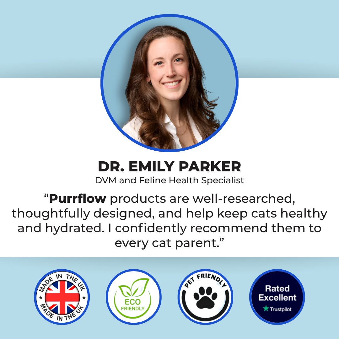 Protect your cat from dehydration and urinary emergencies with PurrFlow