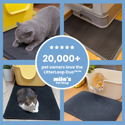 LitterLoop Duo™ - Cat Litter Mat