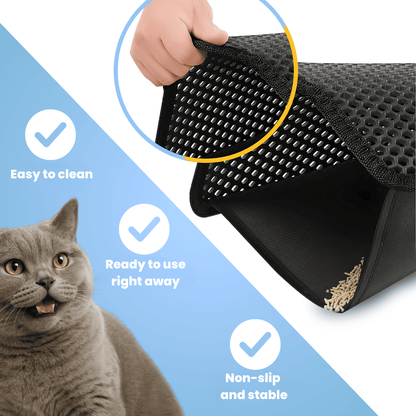 LitterLoop Duo™ - Cat Litter Mat