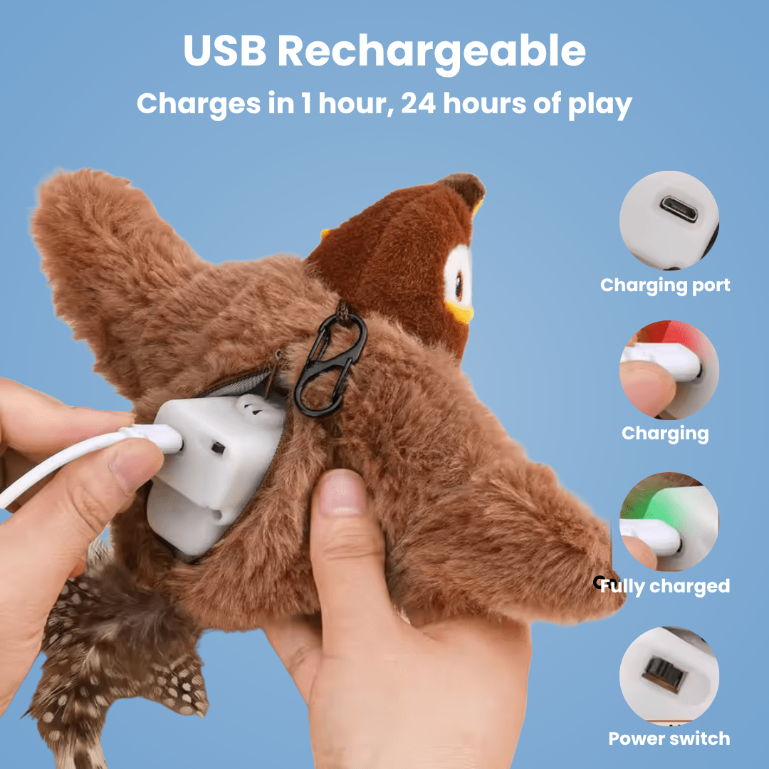 Fluffy Bird™ - Birdie Chase Toy