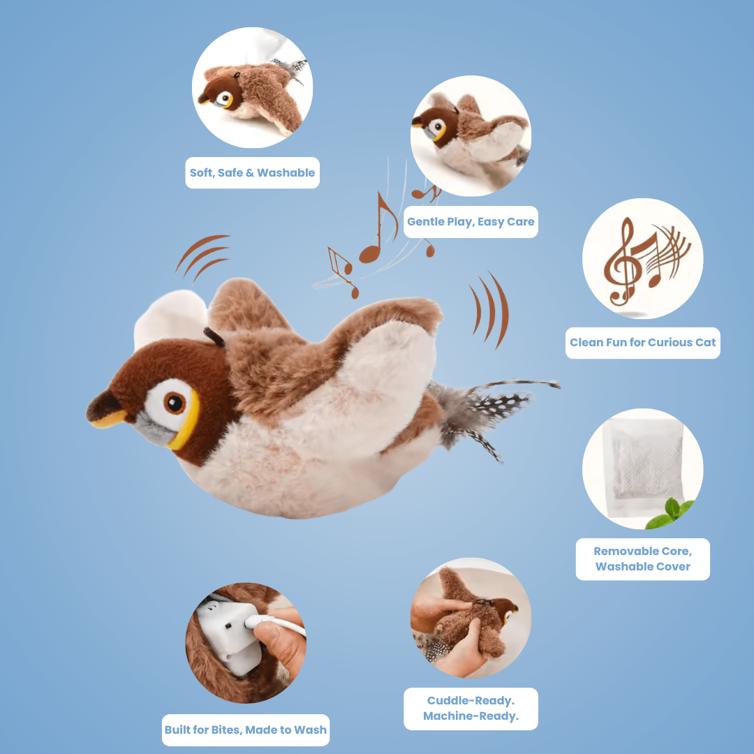 Fluffy Bird™ - Birdie Chase Toy