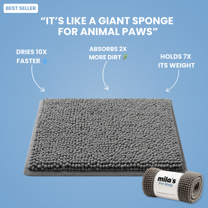 PawDry™ Mud-Stopping Washable Dog Mat