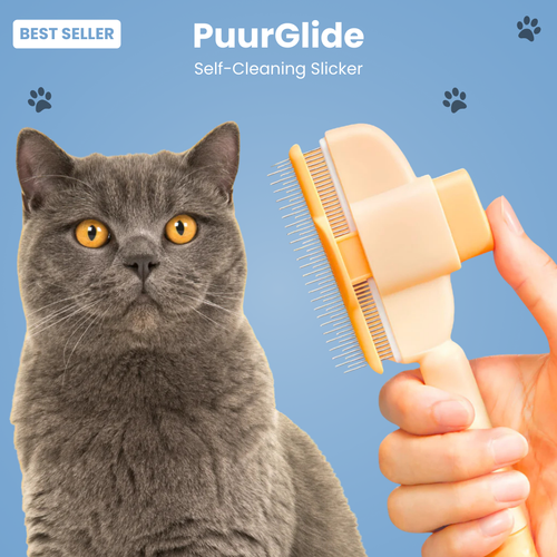 PurrGlide™ Self-Cleaning Slicker Brush