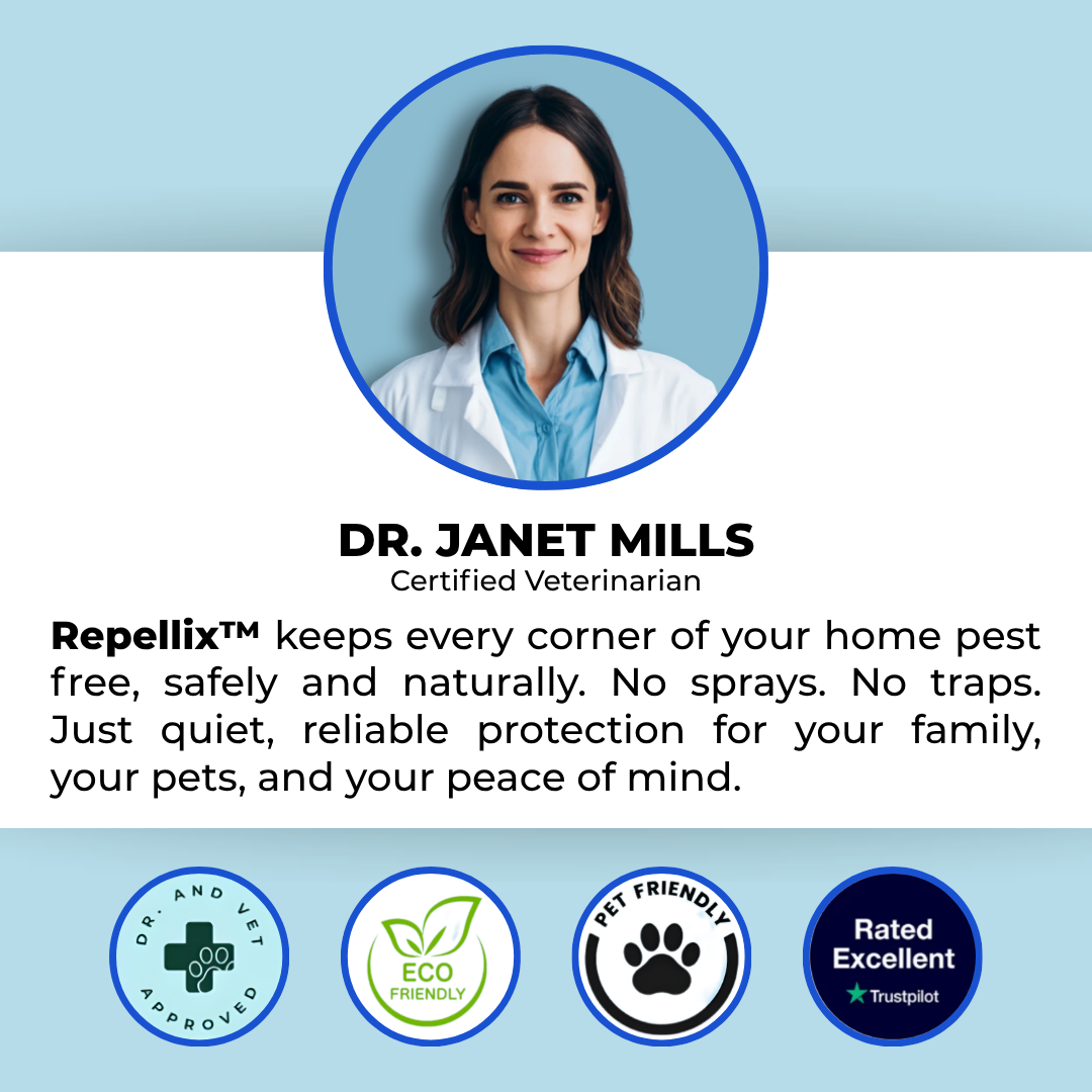 Repellix™ Ultrasonic Pest Repeller – Chemical-Free Protection for Your Cat