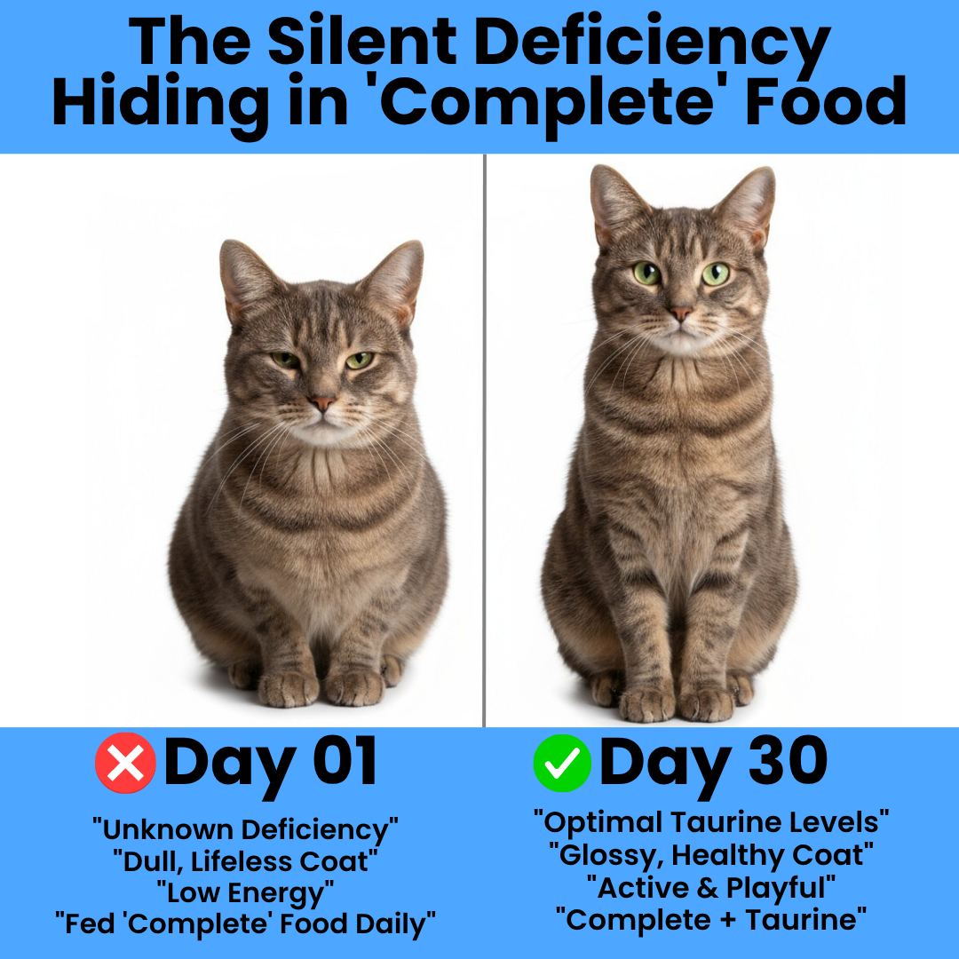 Stop the Silent Deficiency Before You See the Signs with Kittysupps™ Taurine Supplement