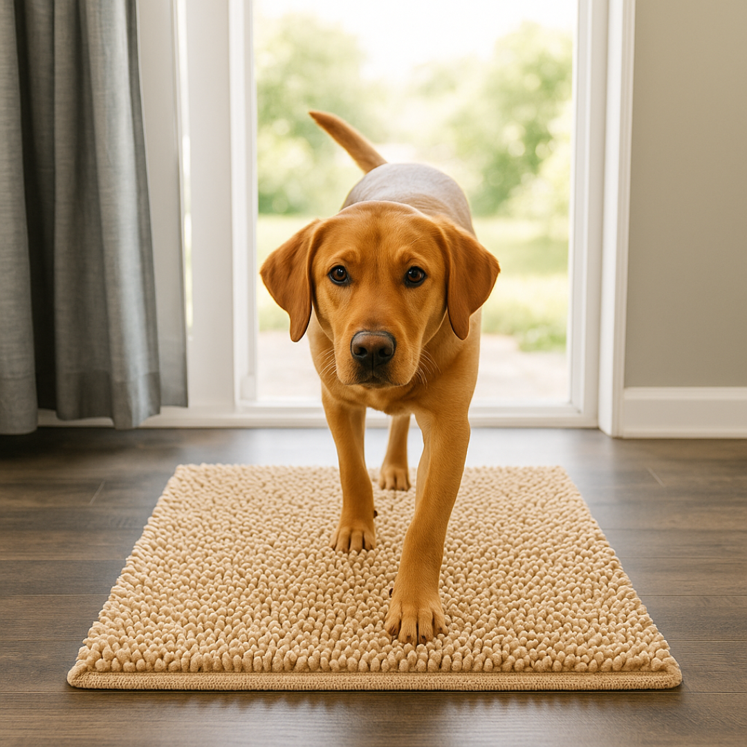PawDry™ Mud-Stopping Washable Dog Mat
