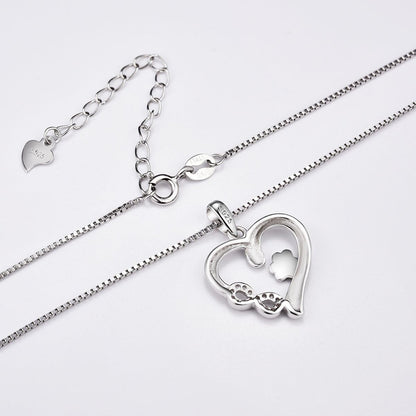 Althea - Necklace with paw, heart & infinity symbol