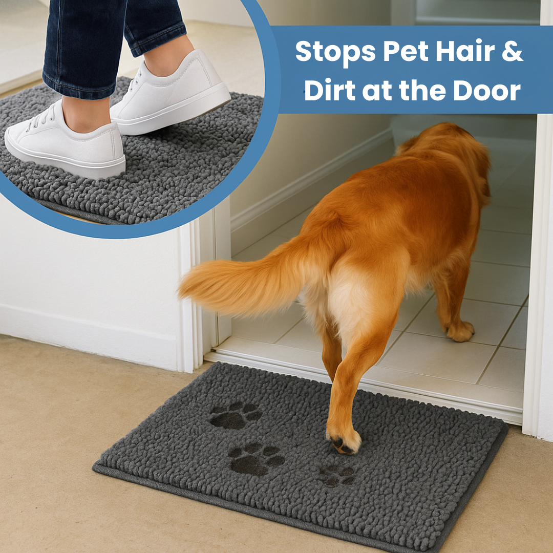 PawDry™ Mud-Stopping Washable Dog Mat