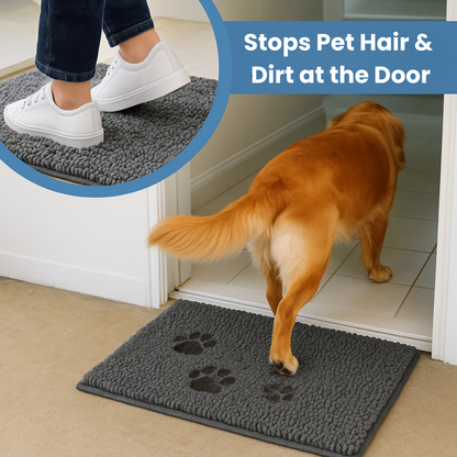 PawDry™ Mud-Stopping Washable Dog Mat