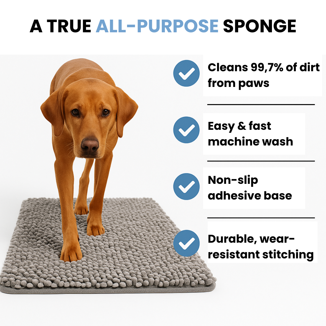 PawDry™ Mud-Stopping Washable Dog Mat